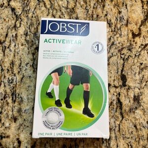 ActiveWear Men's Compression Socks - Black and White